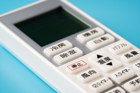 Air conditioner remote controlの写真素材