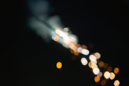 Hand-held fireworks sparks