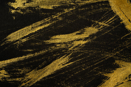 <p>Black and gold background texture</p>の写真素材