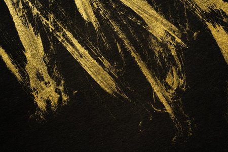 <p>Black and gold background texture</p>の写真素材