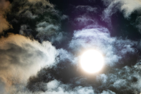 Sun and clouds