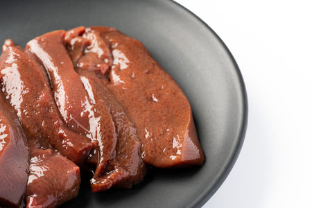 Pork liverの写真素材