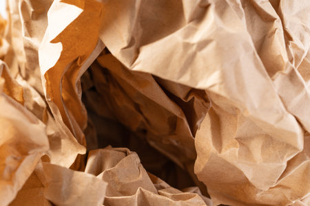 Rolled kraft paperの写真素材