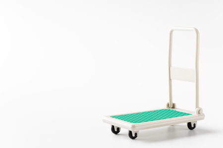 Miniature trolleyの写真素材