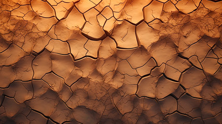 Dry, cracked earth backgroundの素材