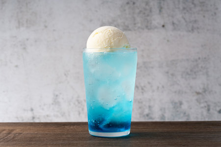 Blue Ice Cream Soda