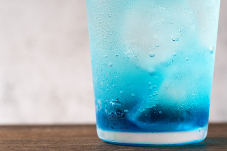 blue sodaの写真素材