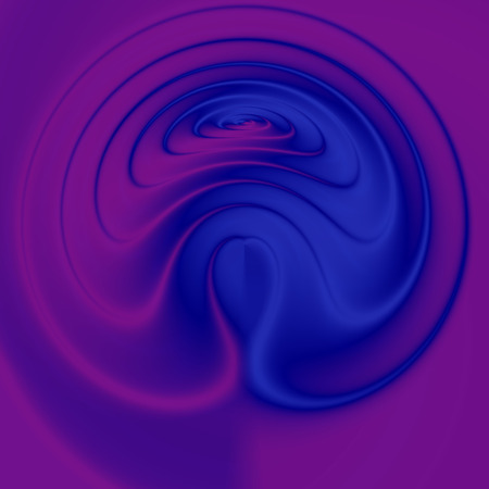 Abstract circular design in pink and blue