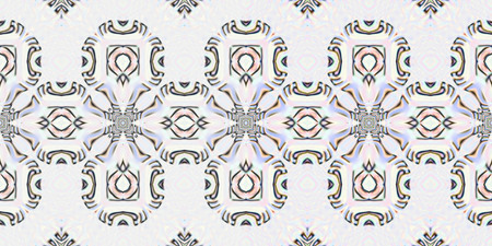Rustic ornamental pattern - seamless border