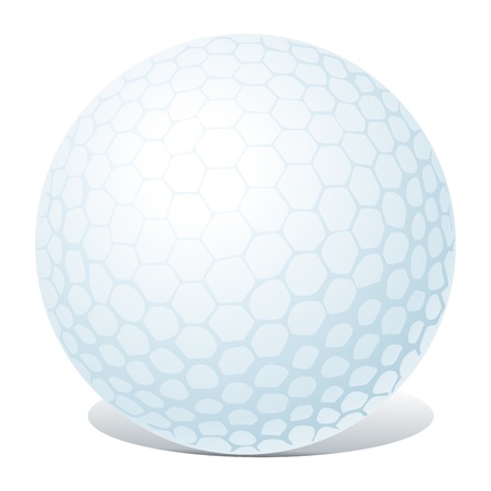 golf ball isolated のイラスト素材