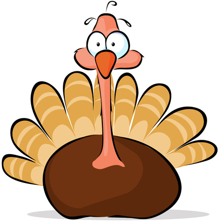 turkey - cute illustrationのイラスト素材