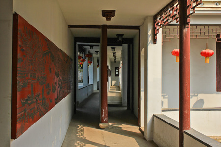 Shanghai Zhu jiajiao garden sceneryのeditorial素材