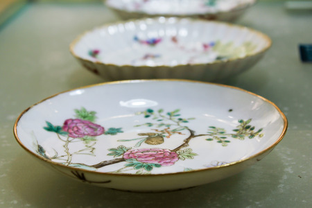 Ancient Chinese porcelainの写真素材