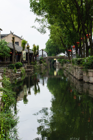 Suzhou luzhi town sceneryのeditorial素材