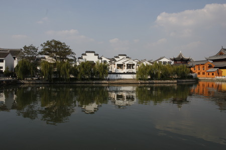 Scenery view of Jinxi town Kunshan, Suzhouのeditorial素材