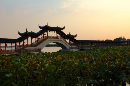 Scenery view of Jinxi town Kunshan, Suzhouのeditorial素材