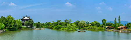 Hangzhou xixi wetland landscapeのeditorial素材