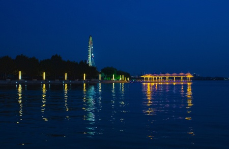 Suzhou Jinji Lake sceneryの写真素材