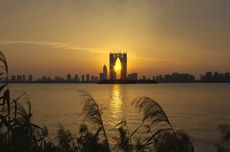 Suzhou Jinji Lake sceneryの写真素材