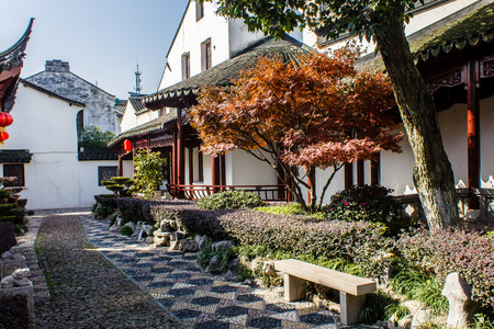 Tan Garden in Shanghaiの写真素材