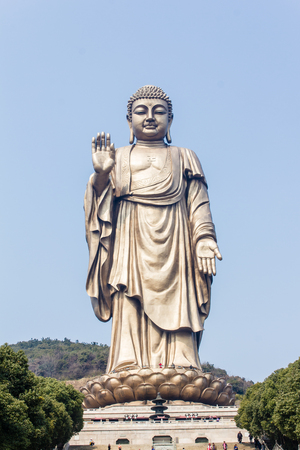 Grand Buddha at Ling Shanのeditorial素材