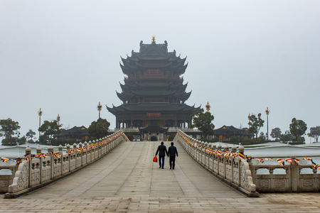 Suzhou Yuan Temple sceneryのeditorial素材