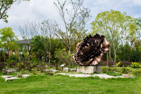 Fengxian Shanghai Bay National Forest Parkのeditorial素材