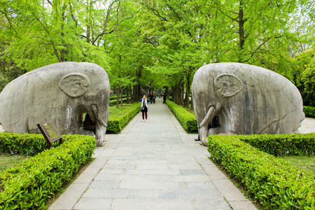 Nanjing Ming Xiaoling Mausoleum sceneryのeditorial素材
