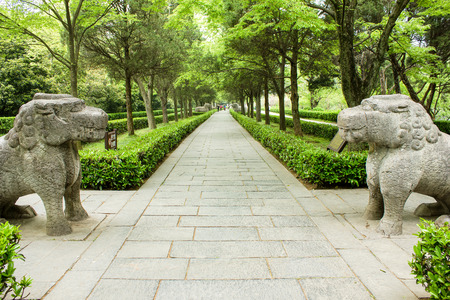 Nanjing Ming Xiaoling Mausoleum sceneryのeditorial素材
