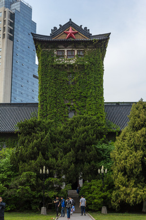 Nanjing University campus sceneryのeditorial素材