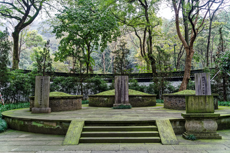 Hangzhou Zhangcangshui ancestral templeのeditorial素材