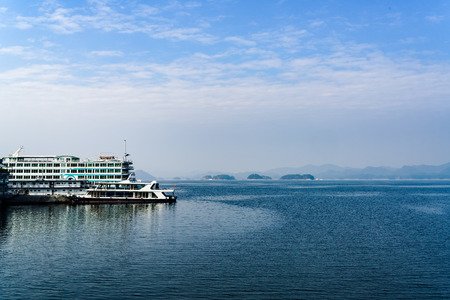 Hangzhou Qiandao Lake sceneryのeditorial素材