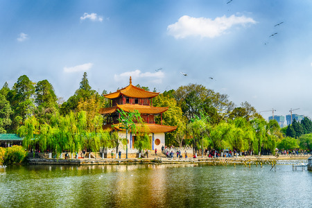 Kunming Daguanlou Park, Yunnanのeditorial素材