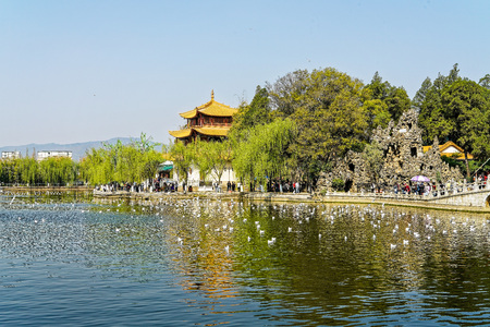 Kunming Daguanlou Park, Yunnanのeditorial素材