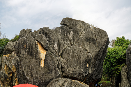 Yunnan Kunming Stone Forest sceneryの写真素材
