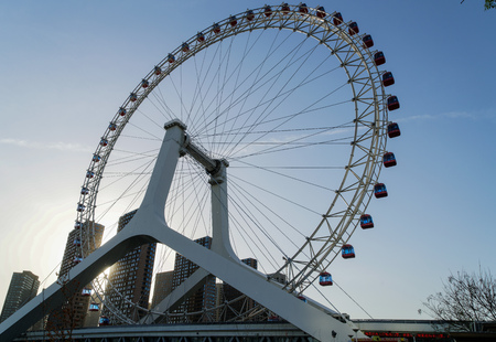 Eye of Tianjin 
ferris wheelのeditorial素材