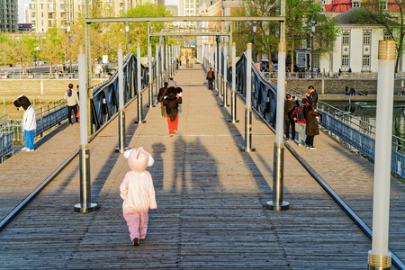 Tianjin Jintang Bridgeのeditorial素材