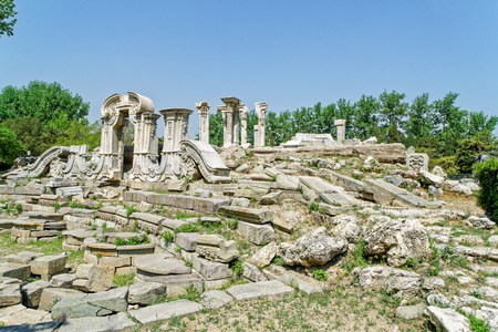 Beijing Old Summer Palace sceneryのeditorial素材