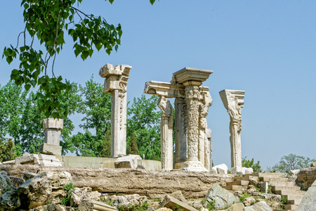 Beijing Old Summer Palace sceneryのeditorial素材