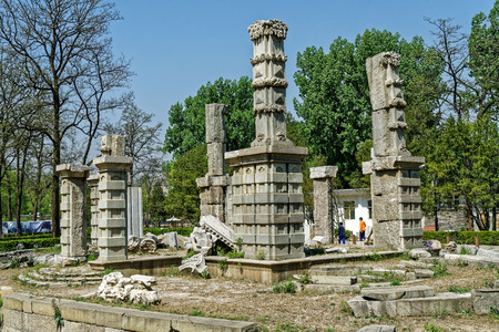 Beijing Old Summer Palace sceneryのeditorial素材