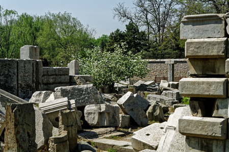 Beijing Old Summer Palace sceneryのeditorial素材