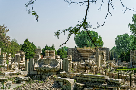 Beijing Old Summer Palace sceneryのeditorial素材