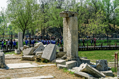 Beijing Old Summer Palace sceneryのeditorial素材