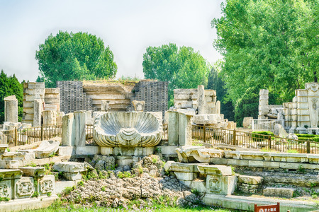 Beijing Old Summer Palace sceneryのeditorial素材