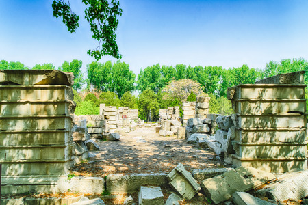 Beijing Old Summer Palace sceneryのeditorial素材