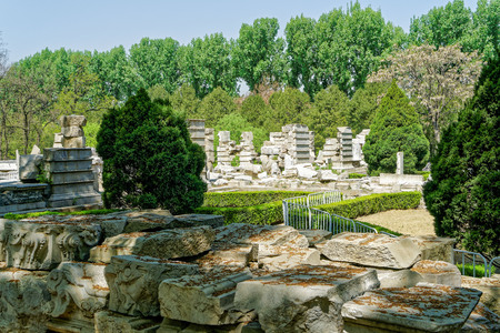 Beijing Old Summer Palace sceneryのeditorial素材