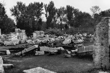 Beijing Old Summer Palace Ruins Parkのeditorial素材