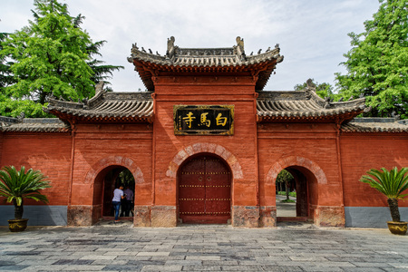 White Hores Temple, Henan, Luoyangのeditorial素材