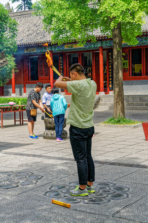 White Hores Temple, Henan, Luoyangのeditorial素材