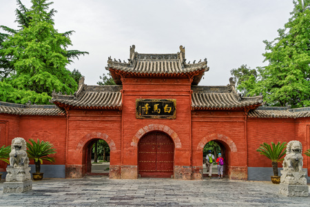 White Hores Temple at Henan, Luoyang.のeditorial素材